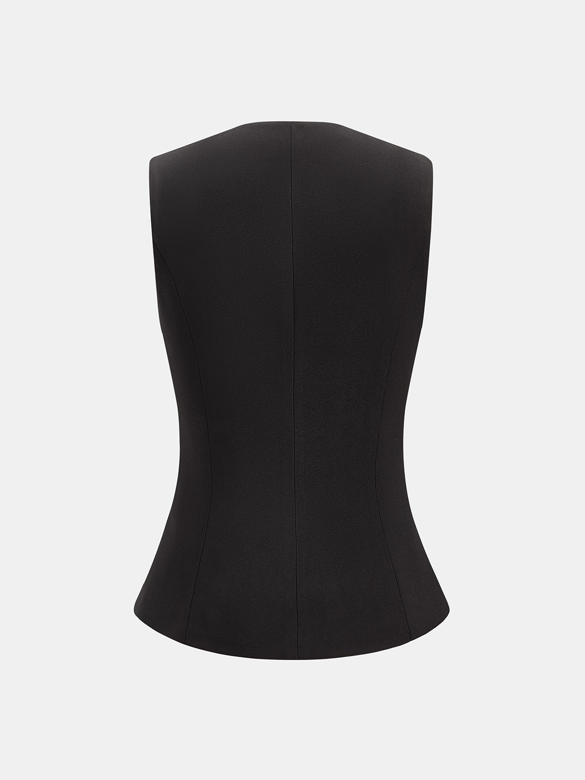 Horsebit Detail Tailored Vest