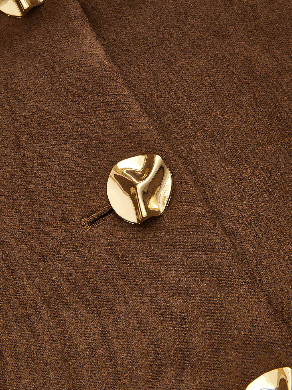 Suede Effect Metal Detail Vest