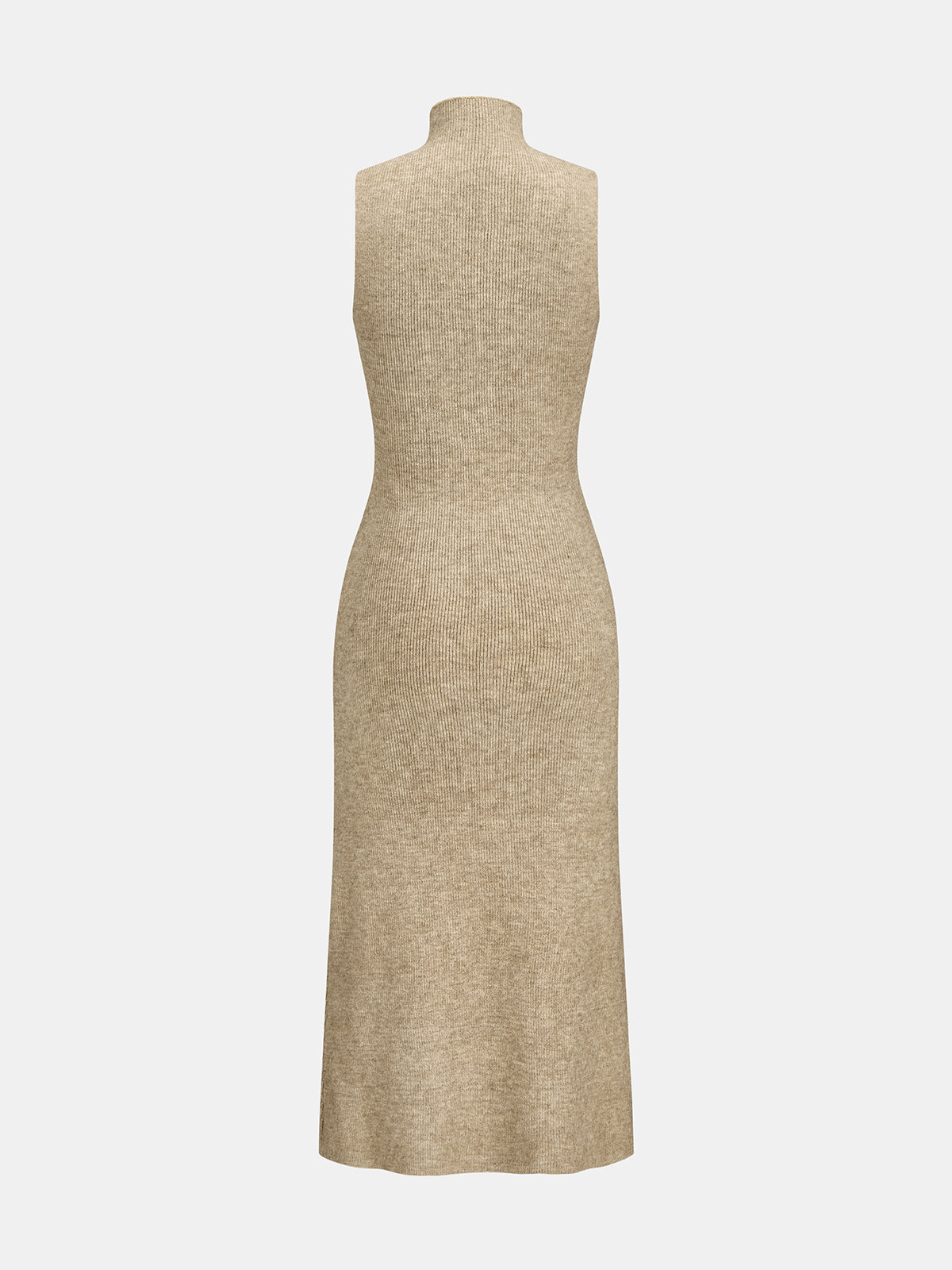 Long Knit Cardigan Turtleneck Dress Two‑Piece Set