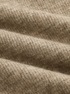 Long Knit Cardigan Turtleneck Dress Two‑Piece Set