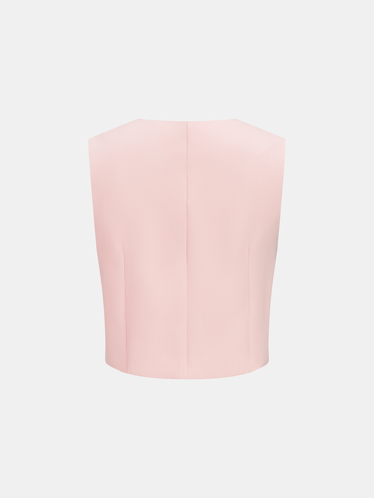 Conjunto de Chaleco Corto Entallado y Pantalón Ancho