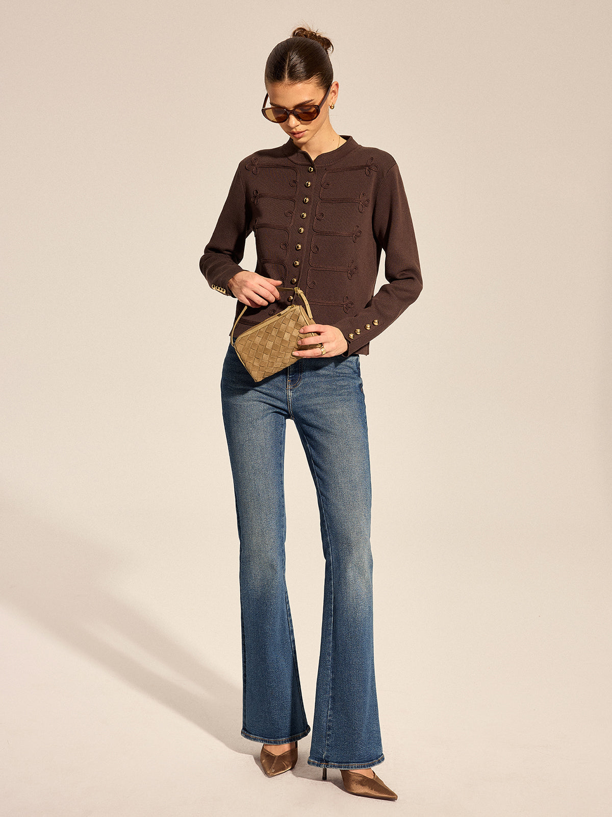 Napoleon Frogging Knit Cardigan