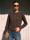 Napoleon Frogging Knit Cardigan