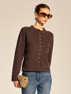 Napoleon Frogging Knit Cardigan
