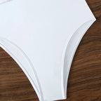 Bañador blanco con tirantes cruzados
