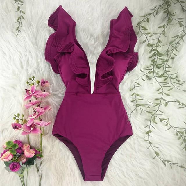 Bañador con volante