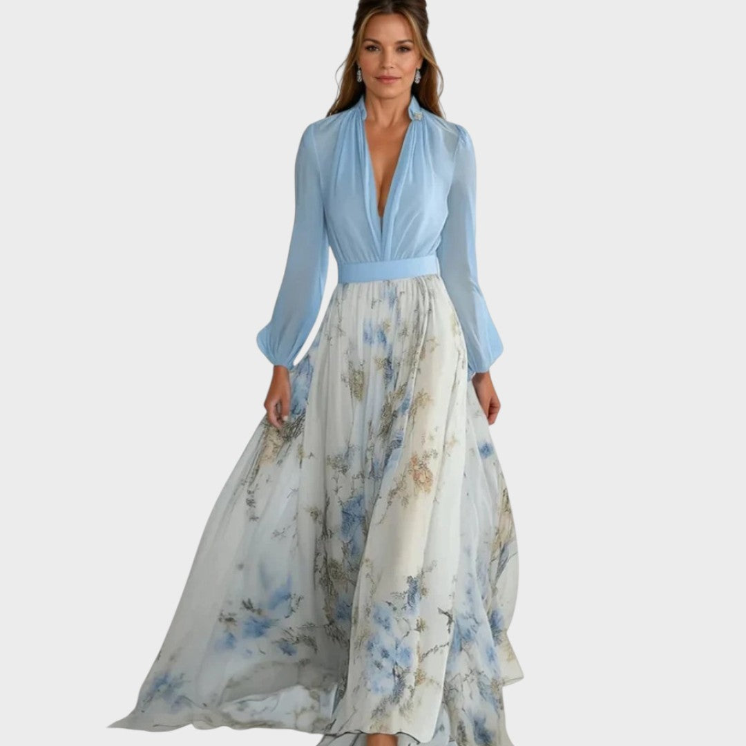 Helena | Maxi Dress with Dazzling Floral Print