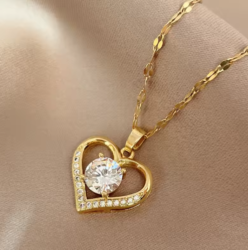 Collar Corazón Radiante