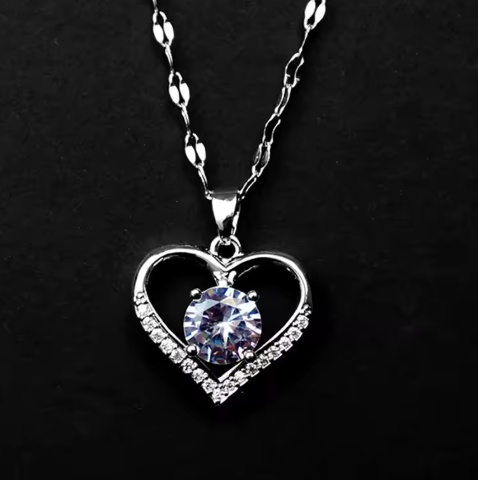 Collar Corazón Radiante