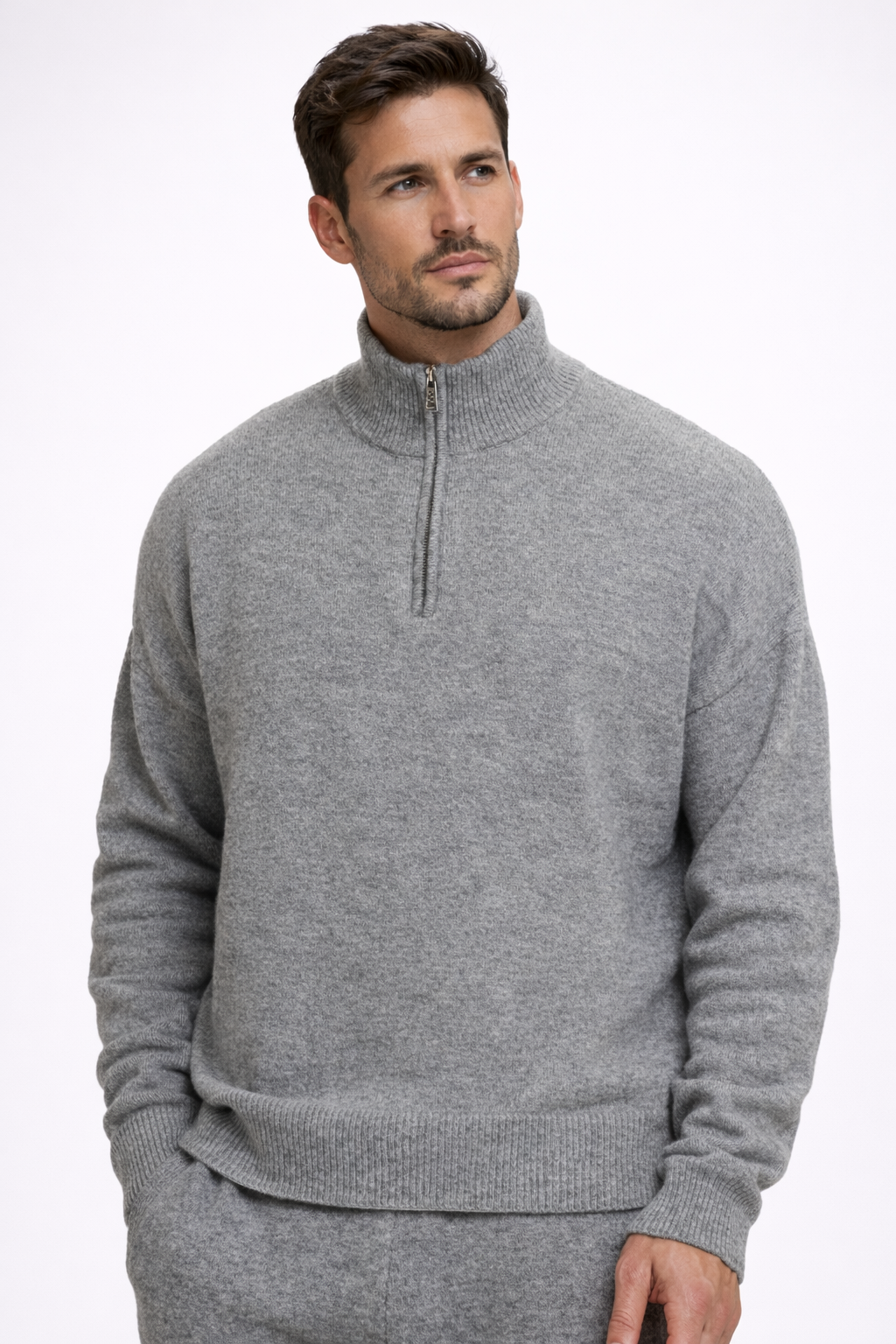 Roberto | Sweater con cremallera casual