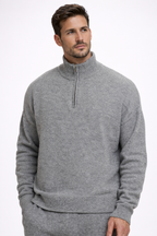 Roberto | Sweater con cremallera casual