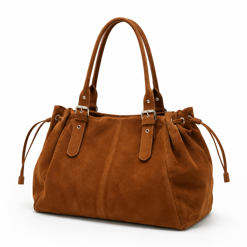 EYNA XL Ante - Bolso para Clases de Ante Ancho - OSMARA Fashion - vista 4