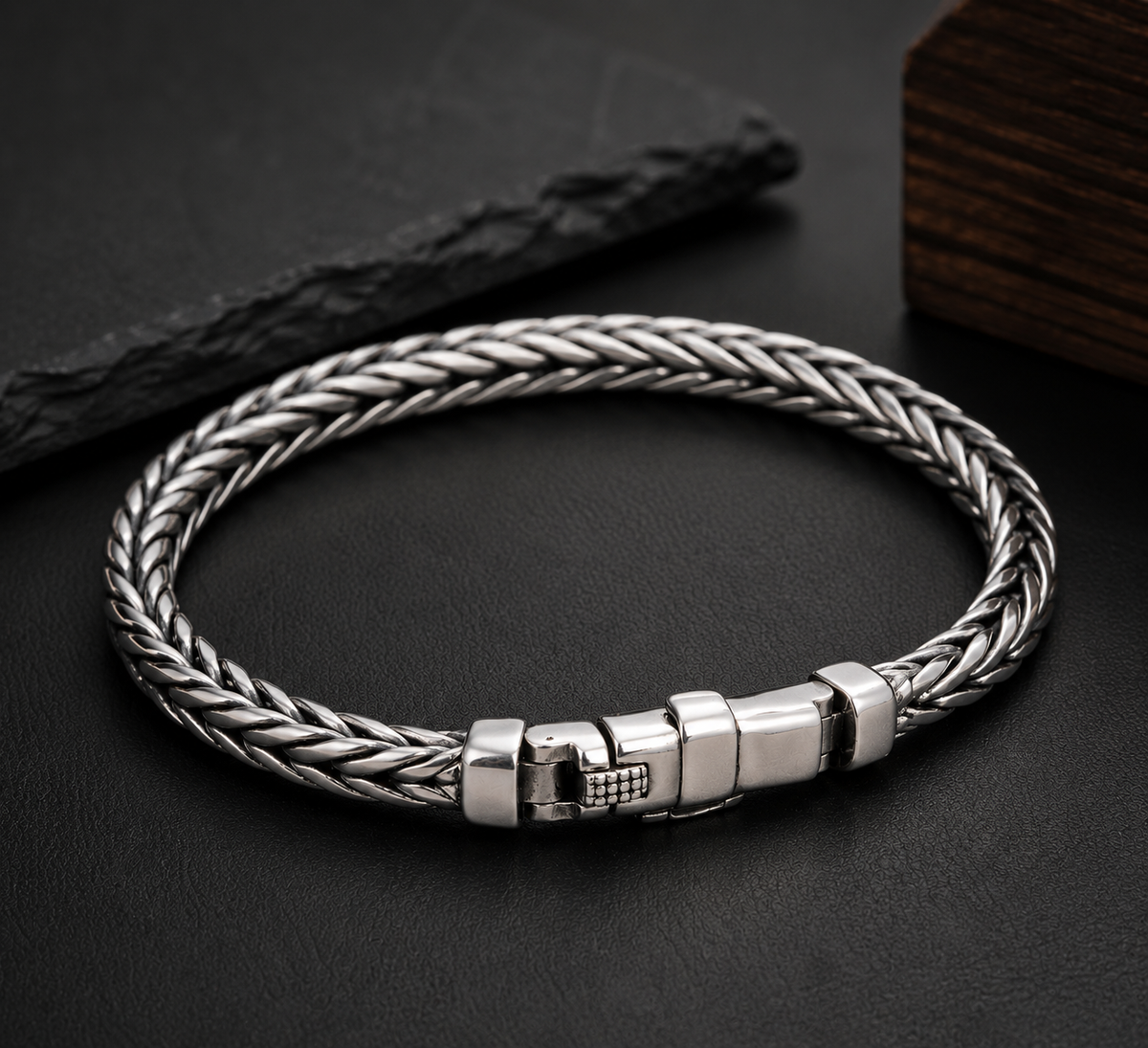 Bracelet tressé Imperial pour homme