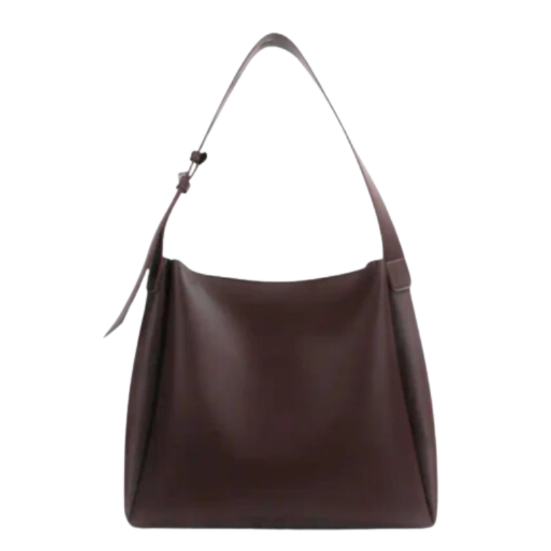 SACHA - Bolso Bandolera de Piel Lisa con Cartera a Juego
