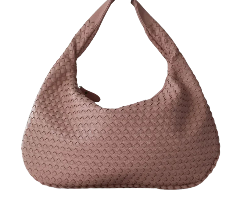 CLARA - Bolso Grande de Tendencia Tejido en Cuero