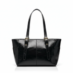 JAEWO - Retro Leather Basket Bag