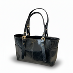 JAEWO - Retro Leather Basket Bag