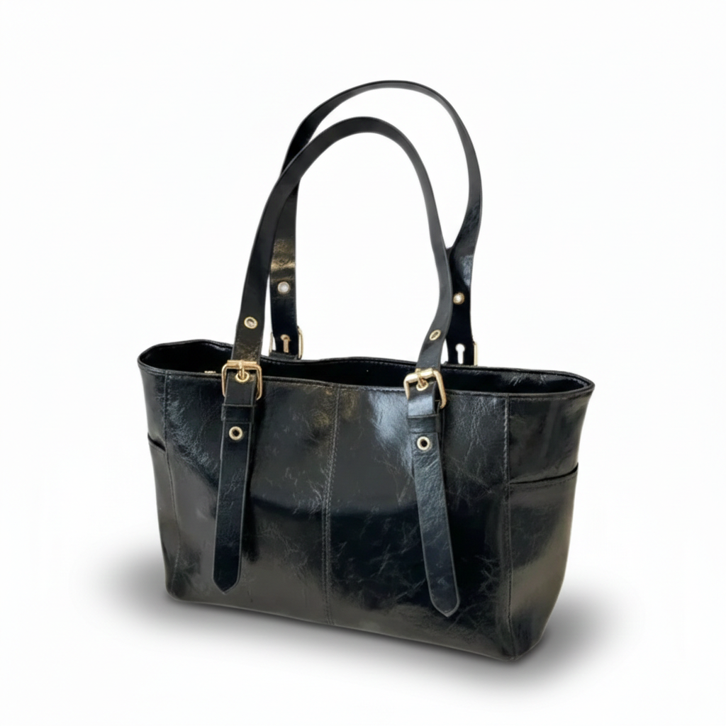 JAEWO - Bolso Capazo de Piel Retro