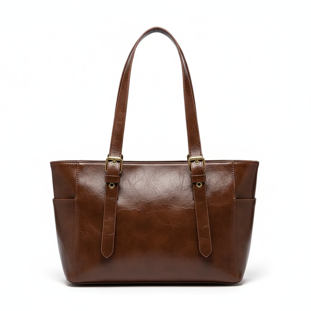 JAEWO - Bolso Capazo de Piel Retro