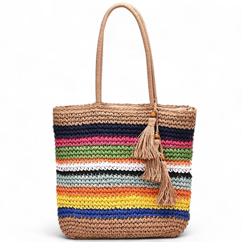 HISTORIA - Bolso de Playa Tote Tejido - OSMARA Fashion - vista 6