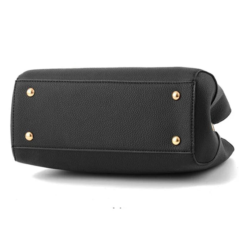 EUTERPE - Bolso Espacioso con Bandolera de Cuero Granulado