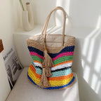 HISTORIA - Bolso de Playa Tote Tejido - OSMARA Fashion - vista 5