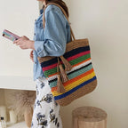 HISTORIA - Bolso de Playa Tote Tejido - OSMARA Fashion - vista 4