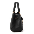 EUTERPE - Bolso Espacioso con Bandolera de Cuero Granulado