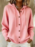 Brenda™ | Sudadera Cárdigan con Capucha y Botones