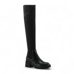 Janine - Botas de Montar Calcetín Negro Mujer Elástico