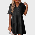 Barbara | Casual V-neck mini dress