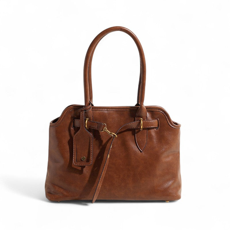 MALYA - Bolso Grande de Cuero Liso