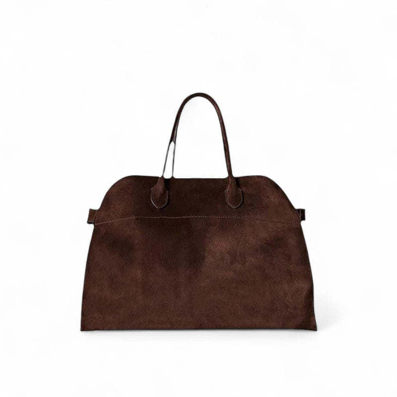 CINTIA - Bolso Grande de Gamuza con Bandolera