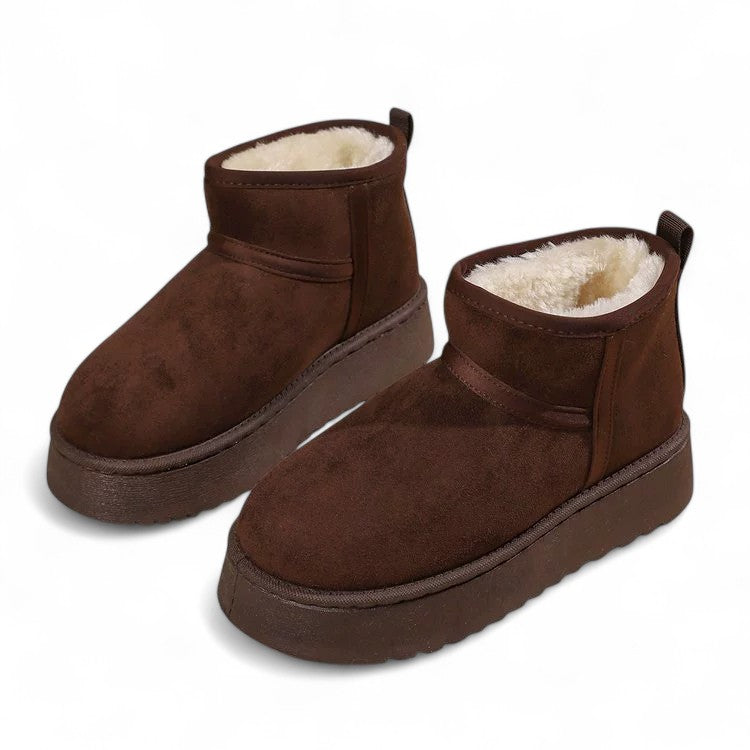 Sally - Bota Forrada Cálida y de Tendencia para Mujer