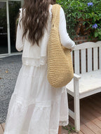 CAMILLE - Bolso de Playa Tote Tejido - OSMARA Fashion - vista 4