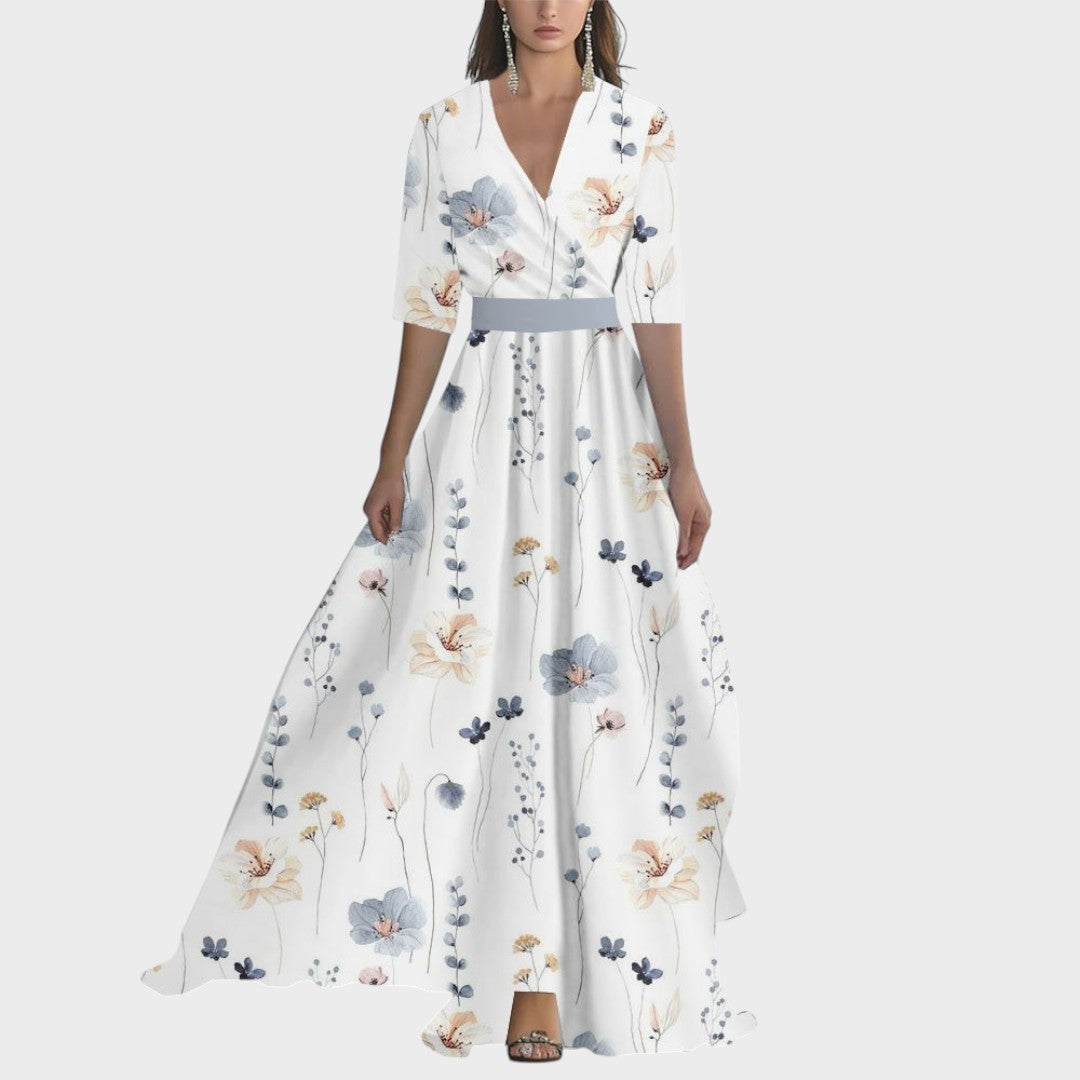 Helena | Maxi Dress with Dazzling Floral Print
