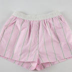 Shorts tipo bóxer de popelina a rayas Liesel
