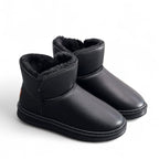 Hyra - Bota Forrada Negro de Símil Piel de Tendencia