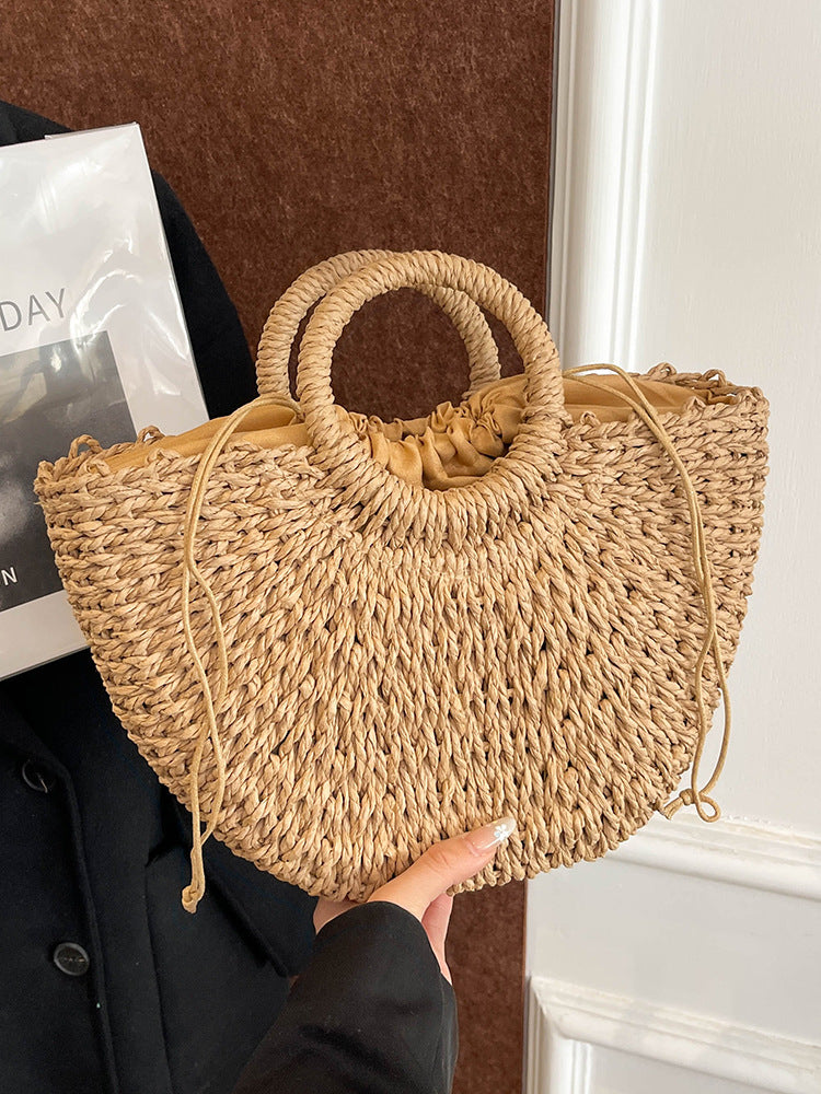SILA - Bolso de Playa con Asa Redonda - OSMARA Fashion - vista 7