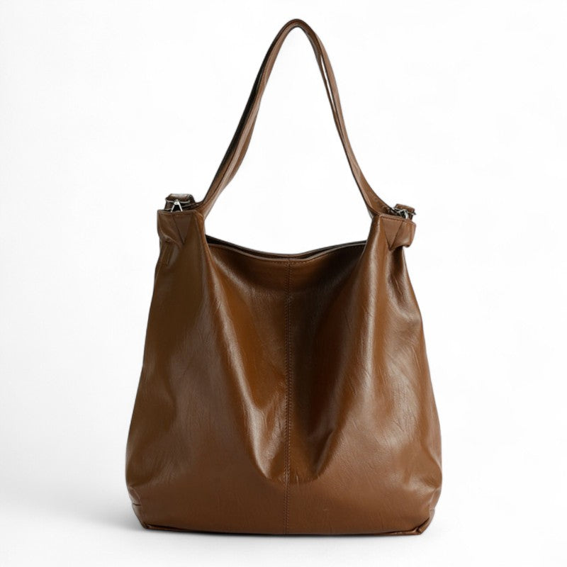 CANDICE - Bolso Grande con Bandolera de Cuero Suave