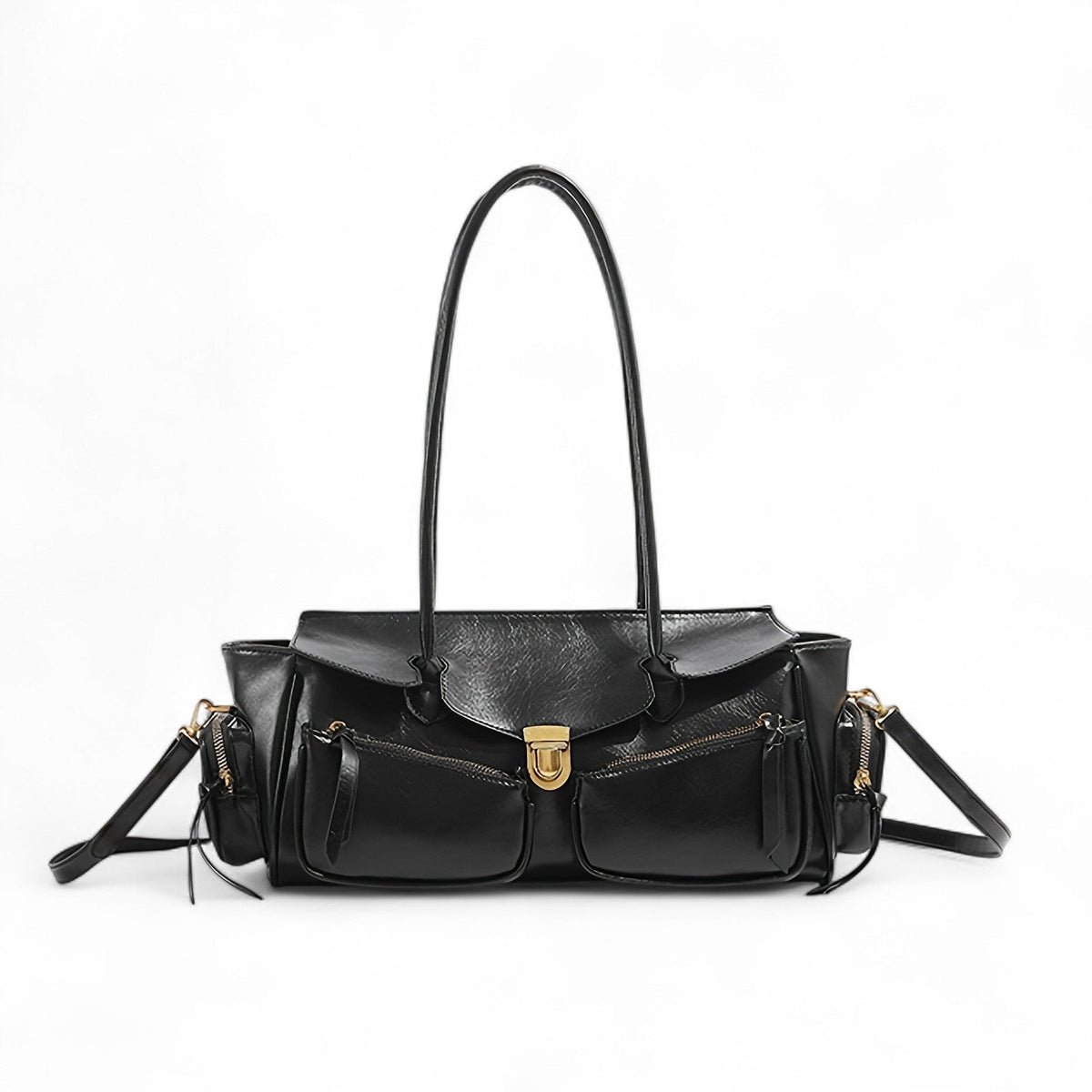 FIOLINE - Bolso de Piel Estilo Retro