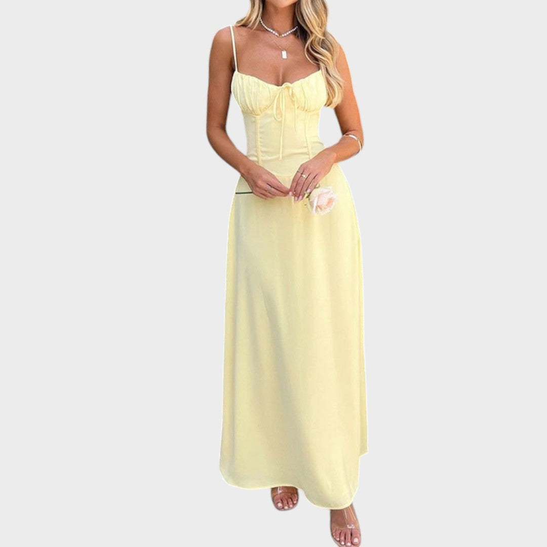Mathilda | Vestido Midi Con tirantes - OSMARA Fashion - vista 3