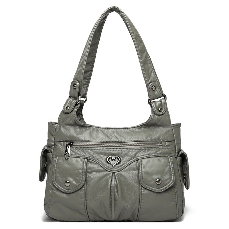 VICKY - Bolso de Piel Organizado