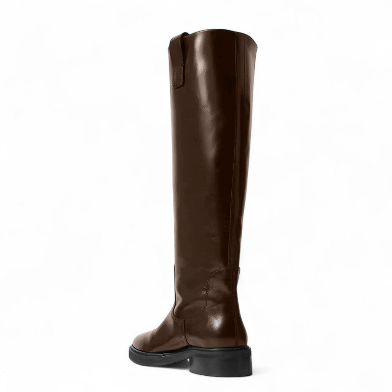 July - Botas de Montar Mujer Piel Liso Auténtico Elegante