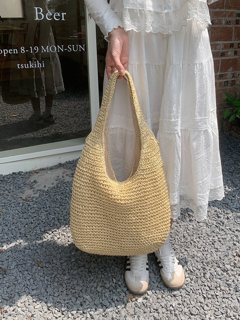 CAMILLE - Bolso de Playa Tote Tejido - OSMARA Fashion - vista 3
