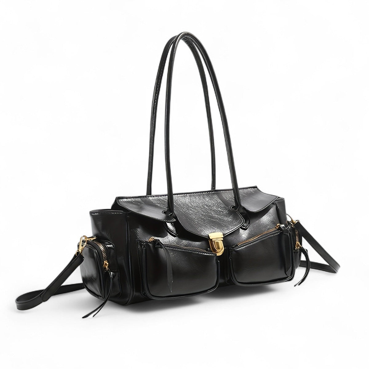FIOLINE - Bolso de Piel Estilo Retro
