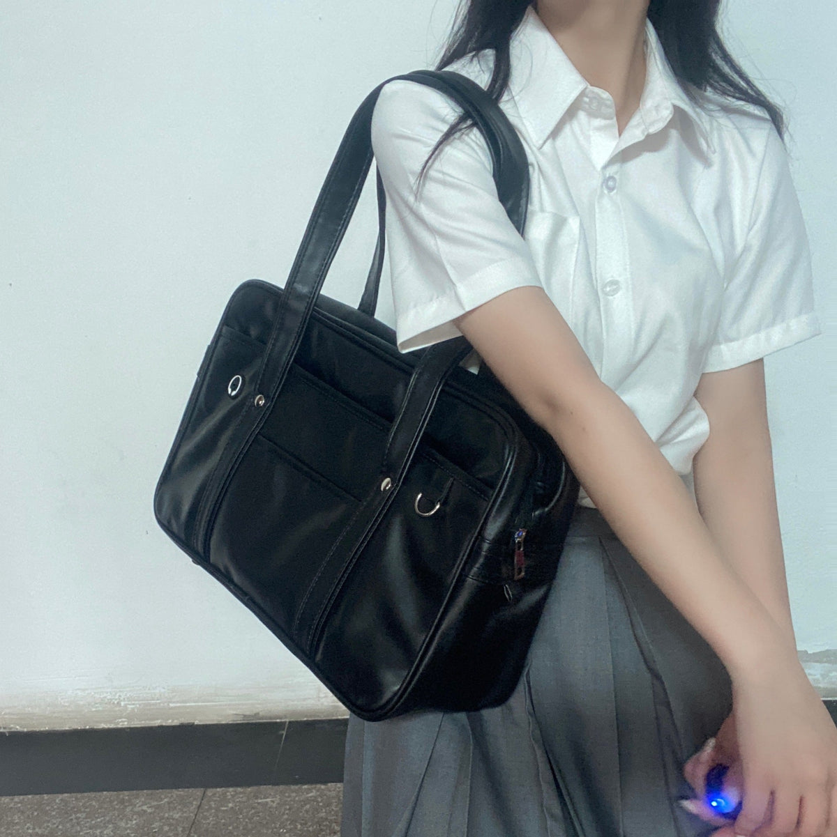MIRIADE - Bolso para Clases de Piel Lisa - OSMARA Fashion - vista 7