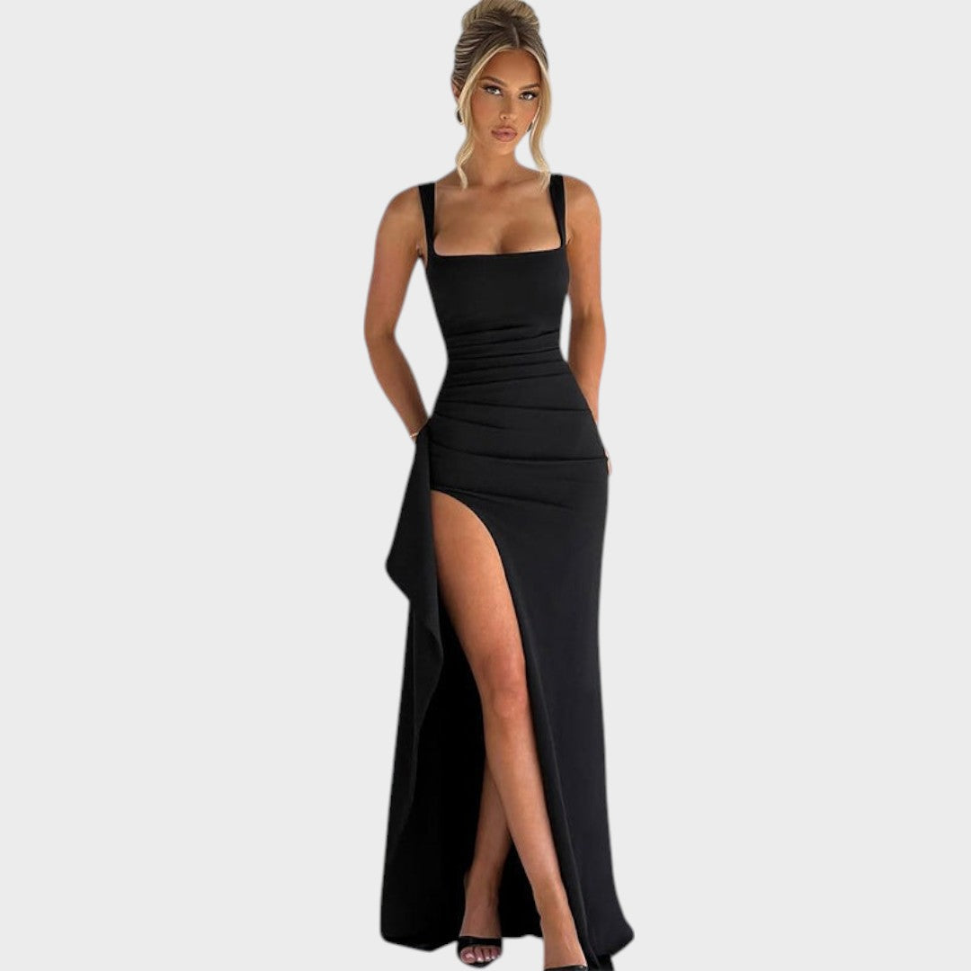 Zariani | Elegante Maxi Vestido con Espalda Abierta