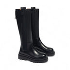 Arva - Botas de montar mujer negras suela Gruesa Chic