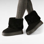Ava - Botas Forradas con Piel Exterior de Tendencia Invierno Mujer